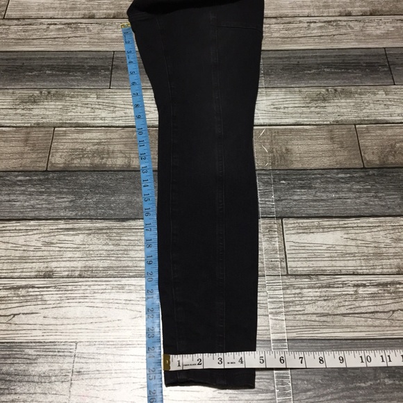 Duluth Trading Pull On Skinny Jeans Women’s 4 Short Black (Inseam 25.5) Stretch - Picture 2 of 9